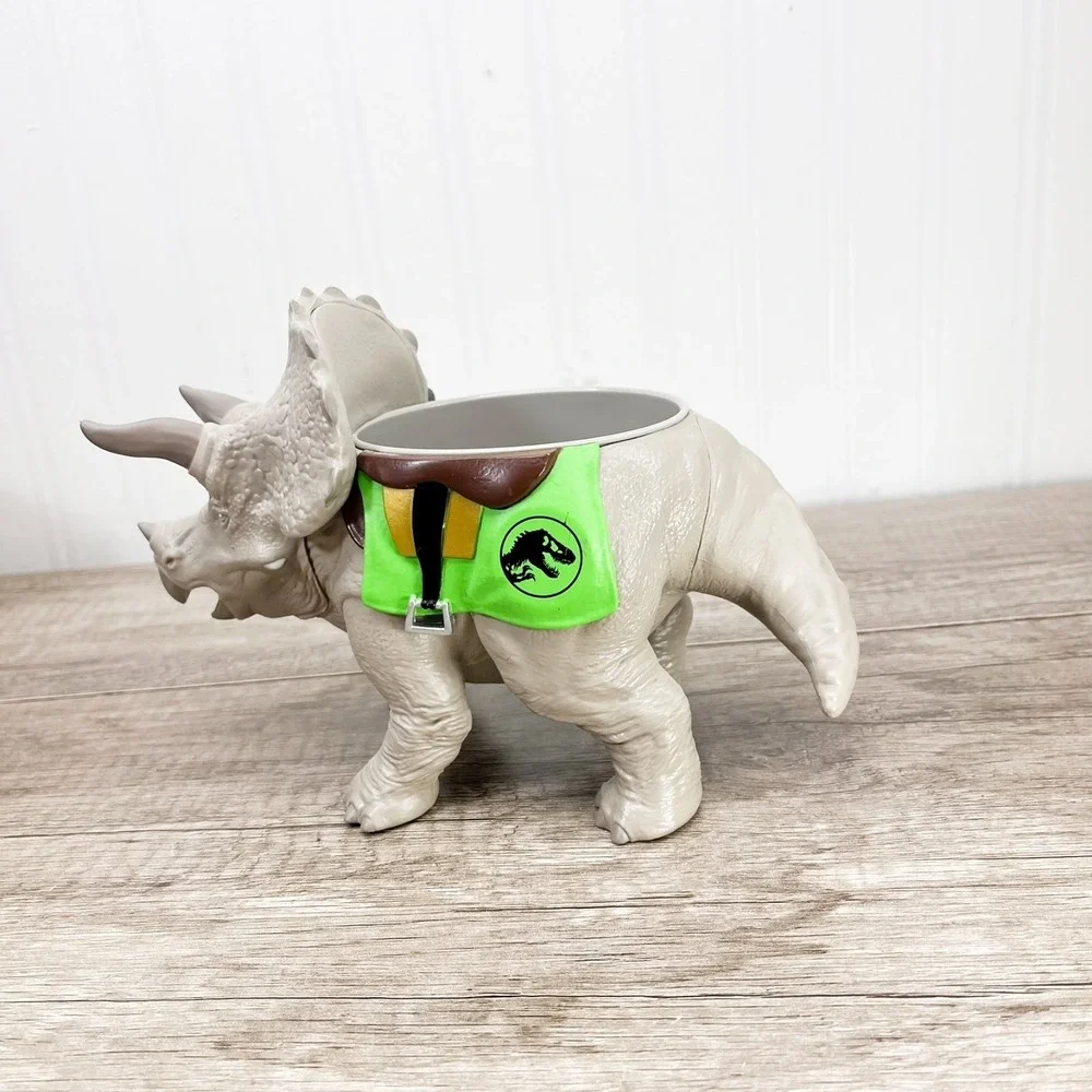 Jurassic World Park Live Tour Triceratops‎ Dinosaur Hard Rubber Bowl Cup